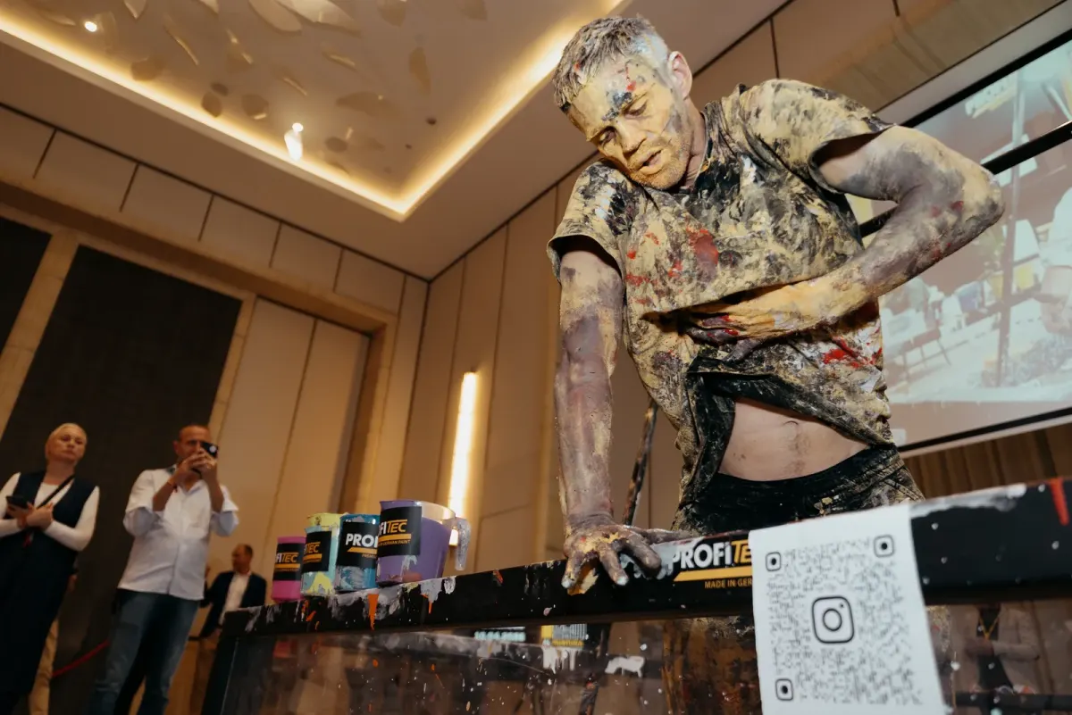 Text-heavy promotional artwork for conference venues and event spaces in Dubai
